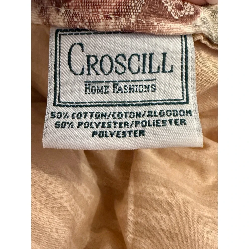 Vintage Croscill Cotswold Twin Comforter Bedskirt Sham 3 Pc Set USA